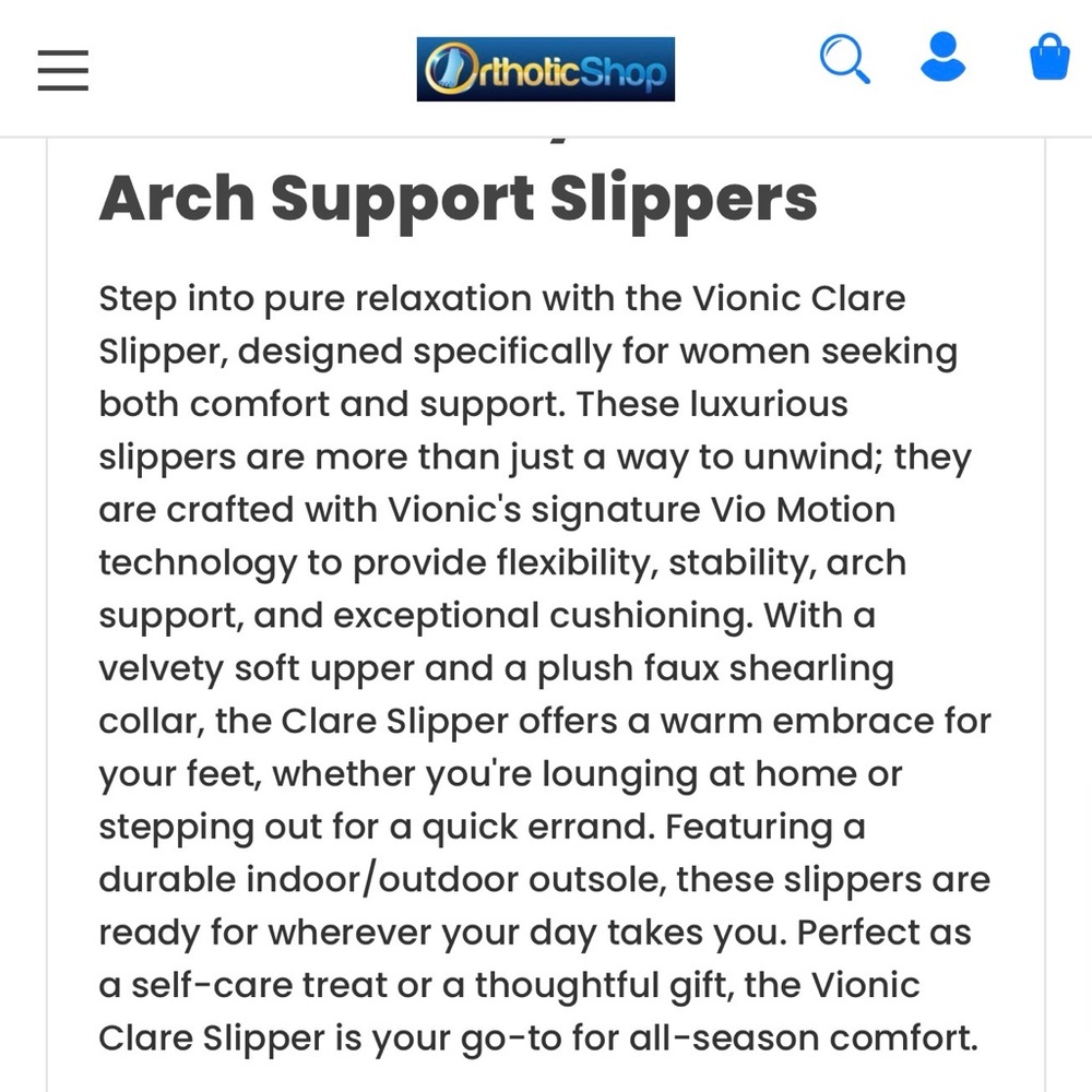 Vionic Clare Slipper Size 9.5 - Picture 7 of 9